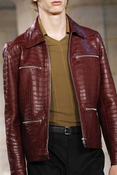 hermes brown leather jacket|Hermes jacket men's.